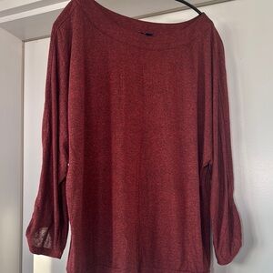 Apt. 9 Vibrant Red Knit Top